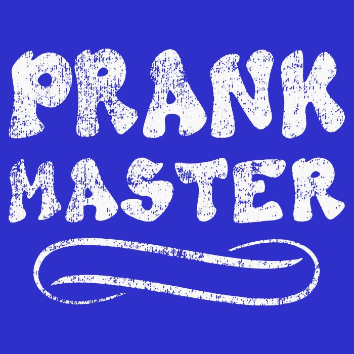 Retro Prank Master April Fool's Day Joke Graphic Art Button