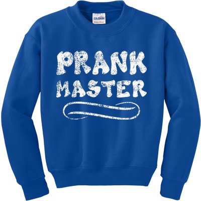 Retro Prank Master April Fool's Day Joke Graphic Art Kids Sweatshirt