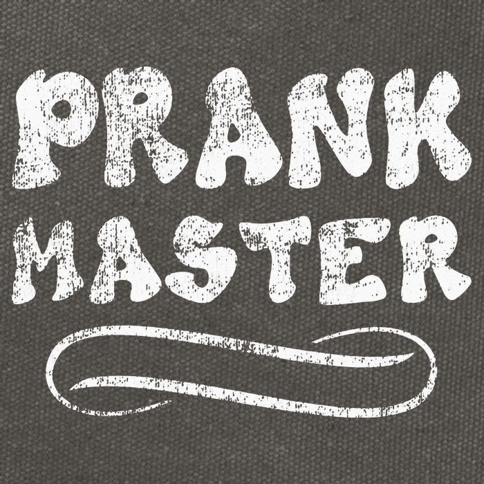 Retro Prank Master April Fool's Day Joke Graphic Art Cotton Canvas Backpack