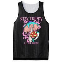 Retro Psychedelic Mushroom Stay Trippy Little Hippie Gift Mesh Reversible Basketball Jersey Tank