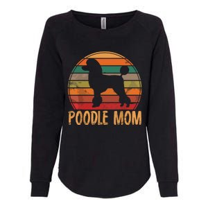 Retro Poodle Mom Gift Dog Mother Pet Poodle Mama Womens California Wash Sweatshirt