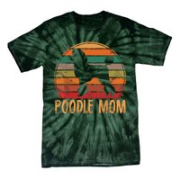 Retro Poodle Mom Gift Dog Mother Pet Poodle Mama Tie-Dye T-Shirt