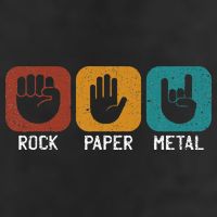 Rock Paper Metal Heavy Metal Music Beanie