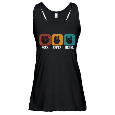 Rock Paper Metal Heavy Metal Music Ladies Essential Flowy Tank