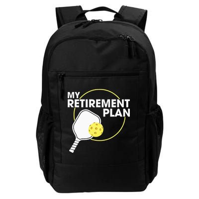 Retired Pickleball My Retirement Plan Pickleball Paddle Backpack