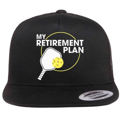 Retired Pickleball My Retirement Plan Pickleball Paddle Flatbill Hat