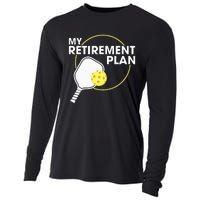 Retired Pickleball My Retirement Plan Pickleball Paddle Cooling Performance Long Sleeve Crew