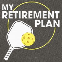 Retired Pickleball My Retirement Plan Pickleball Paddle Cotton Canvas Backpack