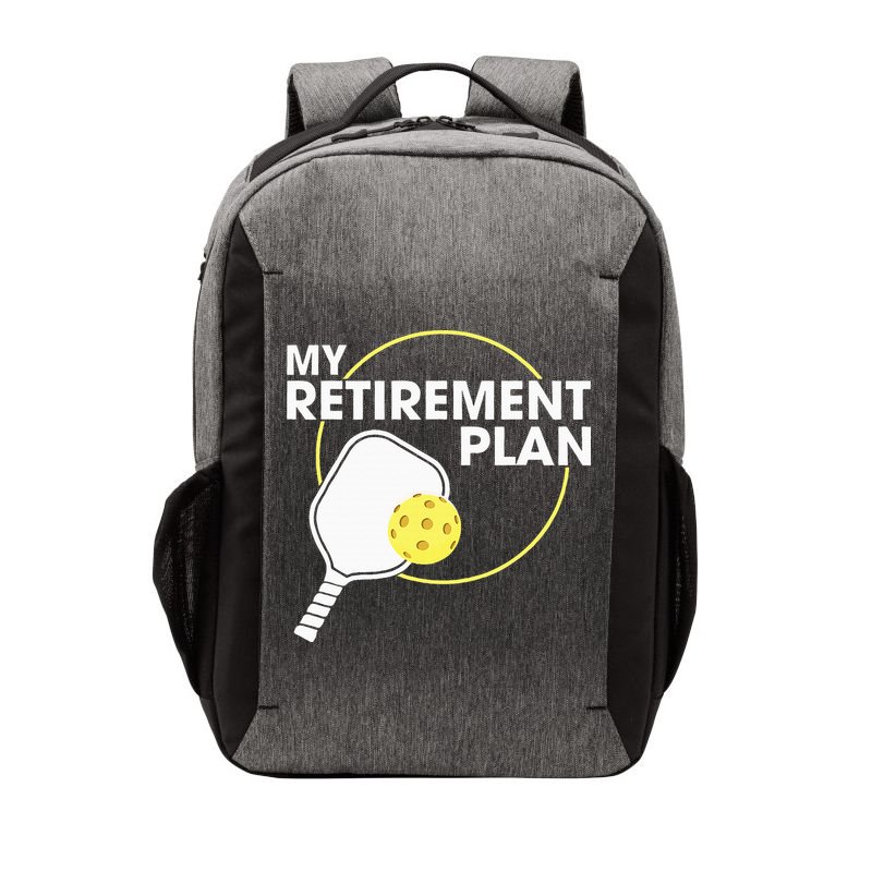 Retired Pickleball My Retirement Plan Pickleball Paddle Vector Backpack