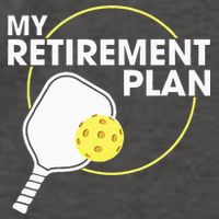 Retired Pickleball My Retirement Plan Pickleball Paddle Vector Backpack