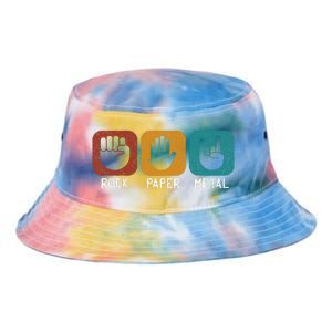 Rock Paper Metal Heavy Metal Music Tie Dye Newport Bucket Hat