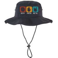 Rock Paper Metal Heavy Metal Music Legacy Cool Fit Booney Bucket Hat