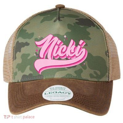 Retro Pink Nicki Legacy Tie Dye Trucker Hat