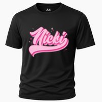 Retro Pink Nicki Cooling Performance Crew T-Shirt