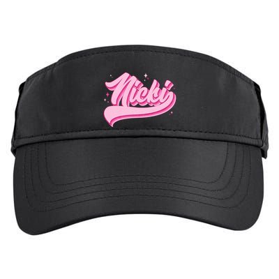 Retro Pink Nicki Adult Drive Performance Visor