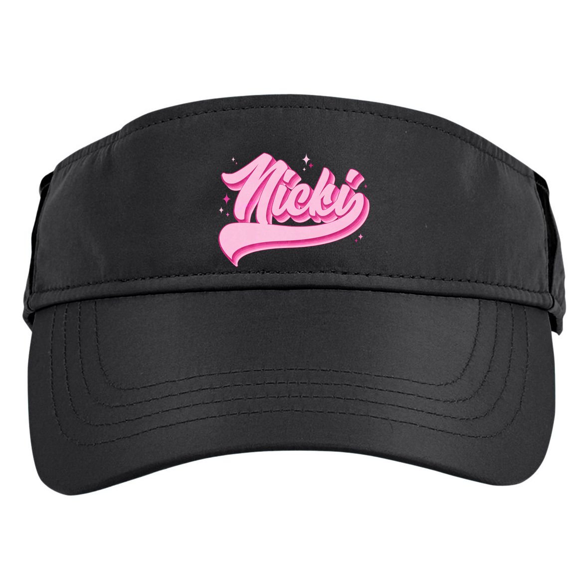 Retro Pink Nicki Adult Drive Performance Visor