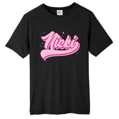 Retro Pink Nicki Tall Fusion ChromaSoft Performance T-Shirt