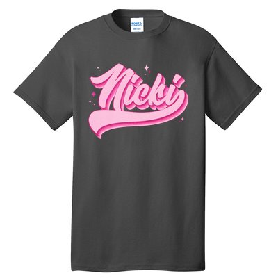 Retro Pink Nicki Tall T-Shirt