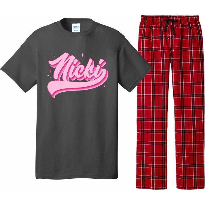 Retro Pink Nicki Pajama Set