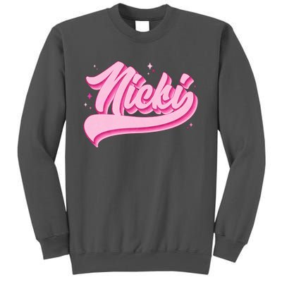 Retro Pink Nicki Tall Sweatshirt