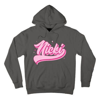 Retro Pink Nicki Tall Hoodie