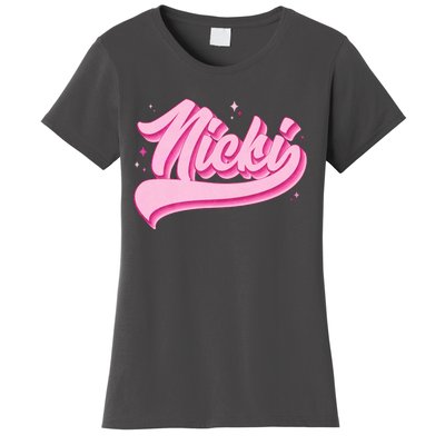 Retro Pink Nicki Women's T-Shirt