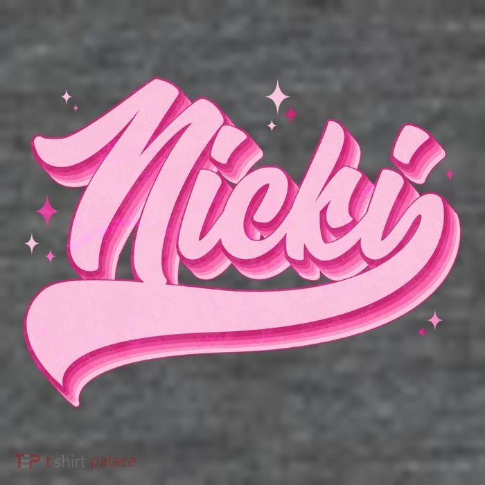Retro Pink Nicki Kids T-Shirt