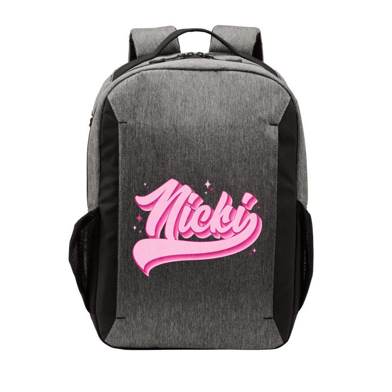 Retro Pink Nicki Vector Backpack