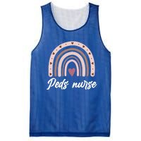 Rainbow Peds Nurse Pediatric Care Pediatric Nurse Cute Gift Mesh Reversible Basketball Jersey Tank