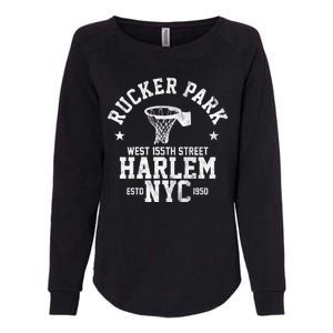 Rucker Park Nyc Streetball Womens California Wash Sweatshirt