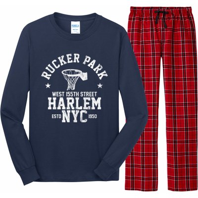 Rucker Park Nyc Streetball Long Sleeve Pajama Set