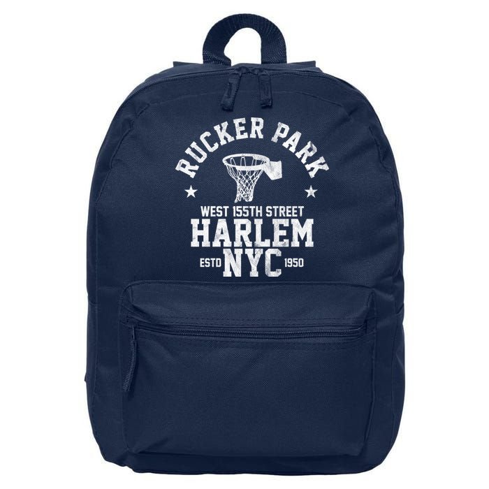 Rucker Park Nyc Streetball 16 in Basic Backpack