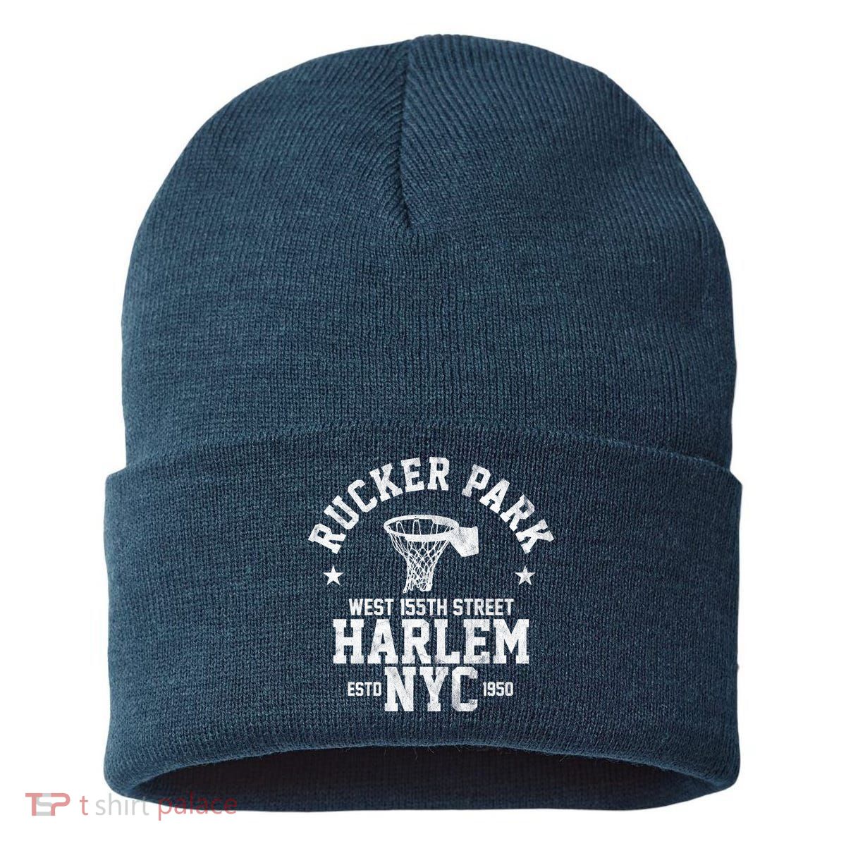 Rucker Park Nyc Streetball Sustainable Knit Beanie