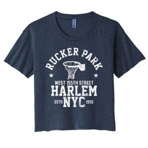 Rucker Park Nyc Streetball Women's Crop Top Tee