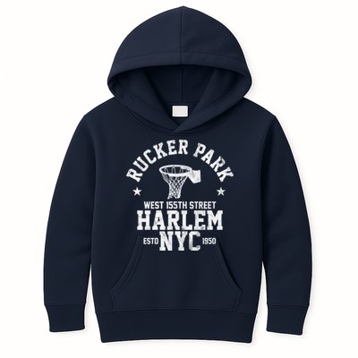 Rucker Park Nyc Streetball Kids Hoodie