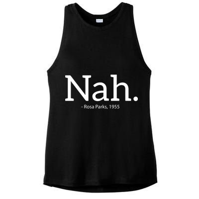 Rosa Parks Nah Civil Rights Political Ladies PosiCharge Tri-Blend Wicking Tank