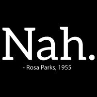 Rosa Parks Nah Civil Rights Political Women's V-Neck T-Shirt