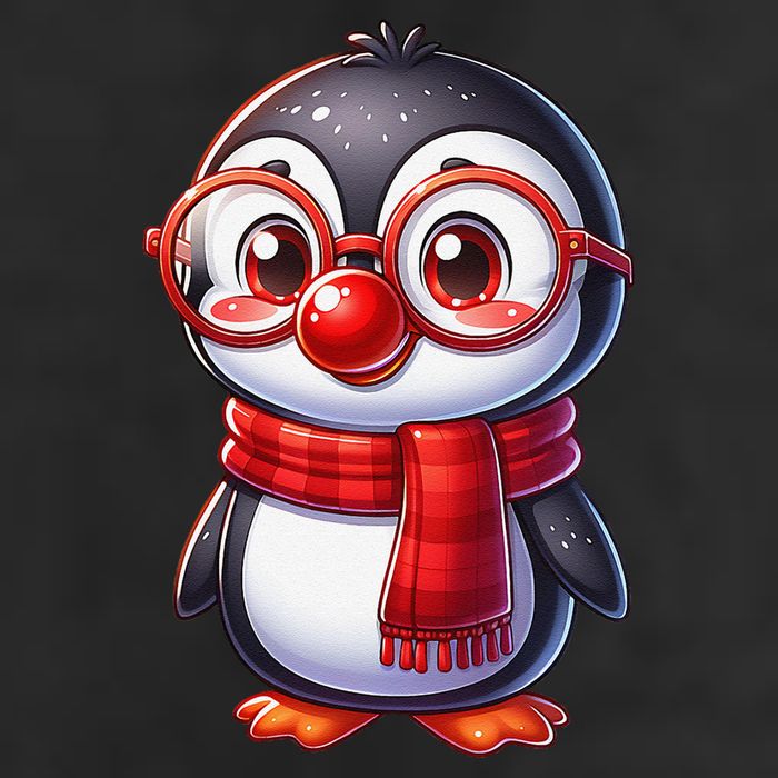 Red Penguin Nose Funny Day 2025 .Png 15oz Campfire Ceramic Mug
