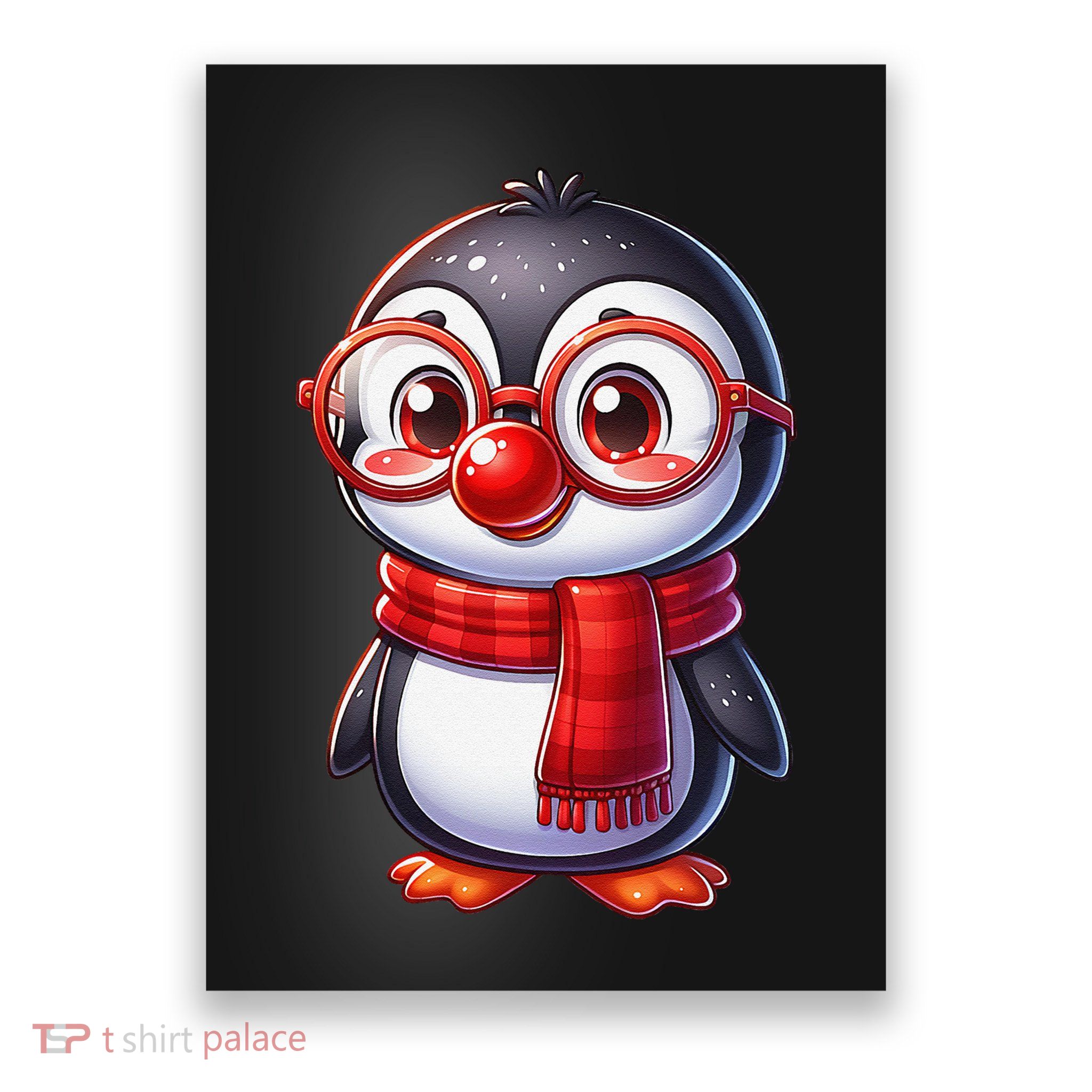 Red Penguin Nose Funny Day 2025 .Png Poster