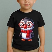 Red Penguin Nose Funny Day 2025 .Png Toddler T-Shirt