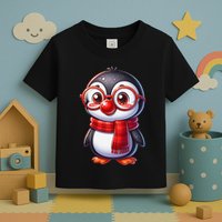 Red Penguin Nose Funny Day 2025 .Png Toddler T-Shirt