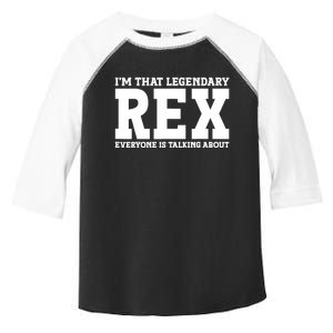 Rex Personal Name First Name Funny Rex Toddler Fine Jersey T-Shirt