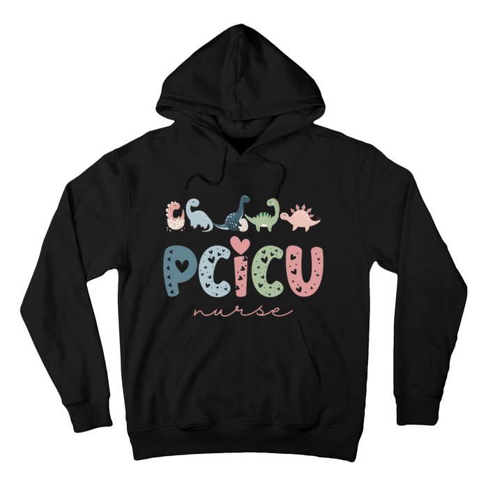 Retro Pcicu Nurse Icu Pediatric Cardiac Tiny Humans Hoodie