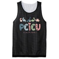 Retro Pcicu Nurse Icu Pediatric Cardiac Tiny Humans Mesh Reversible Basketball Jersey Tank