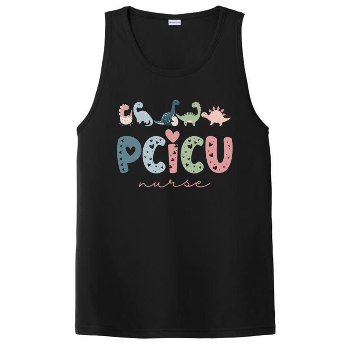 Retro Pcicu Nurse Icu Pediatric Cardiac Tiny Humans PosiCharge Competitor Tank