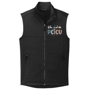 Retro Pcicu Nurse Icu Pediatric Cardiac Tiny Humans Collective Smooth Fleece Vest