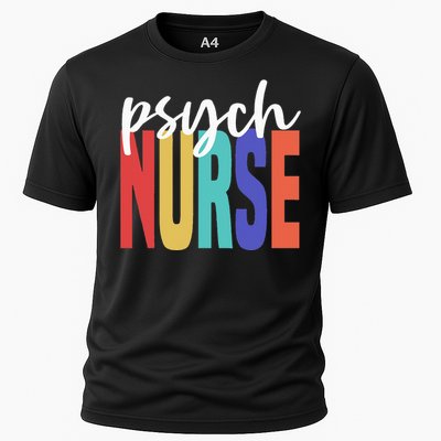 Retro Psych Nurse Psychiatric Nursing Psychology Health RN Cooling Performance Crew T-Shirt