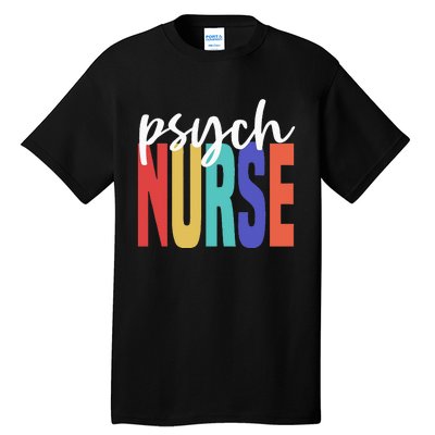 Retro Psych Nurse Psychiatric Nursing Psychology Health RN Tall T-Shirt