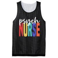 Retro Psych Nurse Psychiatric Nursing Psychology Health RN Mesh Reversible Basketball Jersey Tank