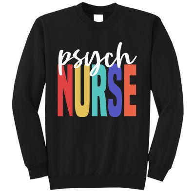 Retro Psych Nurse Psychiatric Nursing Psychology Health RN Tall Sweatshirt